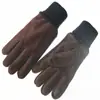 Luvas de dedo de veludo de pele de carneiro para homens e mulheres, amostra de tela sensível ao toque, luvas grossas e quentes para passeios ao ar livre para homens e mulheres