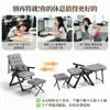 Silla plegable reclinable, adecuada para siestas en la oficina, se puede usar para sentarse o acostarse, una silla cómoda para relajarse, con respaldo, ideal para habitaciones de estudiantes o como silla de computadora