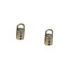 Accesorios de herrajes para equipaje campana redonda bolsa herrajes decorativos accesorios de borla metal pequeño cubo de campana