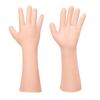 Novas Luvas de Silicone Elásticas Longas e Espessadas Luvas Protetoras de Silicone Cuidados com as Mãos Luva Longa