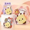 Mochilas Escolares Transfronterizas para Niños y Niñas, Linda Mochila de Bebé Nueva de Dibujos Animados de Abeja, Pequeña Mochila Infantil de Moda
