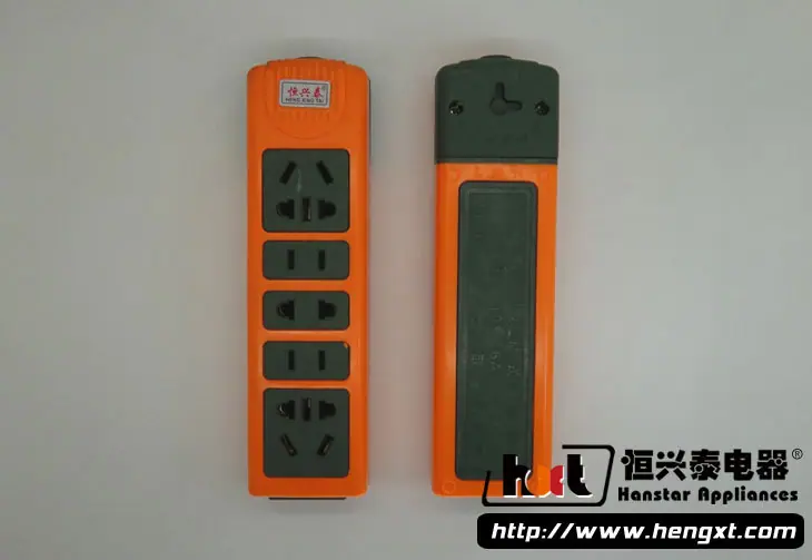 恒兴泰118大号18孔包胶无线插座 抗震防爆防压走江湖一体成型插线