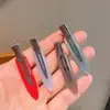 Pinza para el pelo fina y sin costuras de estilo coreano para mujer, nuevo clip lateral para flequillo, clip de pico de pato para maquillaje de frente, accesorios para el cabello