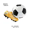 Balão Grande de Alumínio em Pé de Futebol Tema Copa do Mundo Balão de Folha Sapato de Futebol Decoração de Festa Suprimentos