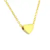 Moda Coreana Explotivo Collar de Corazón de Melocotón Nicho Simple Versátil Elegante Colgante para Mujer Chapado en Oro de 18K Cadena de Clavícula Amor