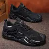 Nuevos Zapatos de Hombre de Otoño Malla Transpirable Suela Suave Ligera Zapatos de Senderismo Versátiles Zapatos Deportivos para Exteriores Zapatos Casuales de Papá de Moda