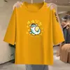 Ropa de maternidad con descuento de comercio exterior transfronterizo, camiseta de manga tres cuartos básica de verano de talla grande que reduce la edad, camiseta holgada de manga corta, versátil