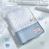 Cuaderno de Mezclilla Retro Americano, Álbum de Tarjetas de Cuatro Rejillas DIY, Estuche para Lápices de Gran Capacidad Y2K para Niñas