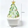 Exportación transfronteriza de plantas de árbol de Navidad de vidrio en maceta, adornos de árbol de Navidad cepillados, regalos de Navidad creativos, decoraciones de escritorio