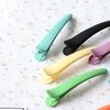 Coreano Ins Color Caramelo Acrílico Borde Esmerilado Clip Pico de Pato Clip de Pelo de Una Palabra Maquillaje Lavado de Cara Clip para Flequillo Accesorios para el Cabello