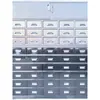 Gabinete de Aço Espessado Gabinete de Aço Inoxidável Medicina Tradicional Chinesa Bai Zi Cao Gaveta de Ervas Gabinete Balcão Dispensador Pode Ser Personalizado
