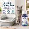 Gránulos desodorantes KineShineX para areneros de gatos, frescura y control de olores para cajas de arena