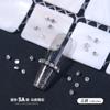 Acessórios para Unhas de Zircônia Colorida Fogo Quadrado Branco Irregular com Fundo Pontiagudo Gota Marquise Transfronteiriço Mini Pequeno Venda por Atacado Estilo Leve de Luxo