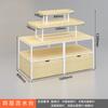 Mingchuang Cosméticos Maquillaje Mesa de Exhibición de Agua Corriente Nakajima Mesa de Exhibición Papelería para Madres e Infantes Tienda de Mascotas Estante de Doble Cara