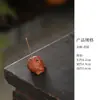 Porta incienso de cerámica de arcilla púrpura estilo chino inspirado en Zen, decoración creativa de mesa para salas de té, bandeja de incienso para mascotas de té, quemador de incienso