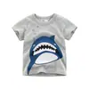 Versión coreana de la versión coreana de ropa para niños verano nuevo camiseta para niños manga corta cuello redondo ropa de bebé una marca de moda de consignación