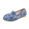 Zapatos nuevos de primavera y verano para mujer, zapatos casuales planos, zapatos tipo beanie de punta redonda y boca baja, zapatos de mujer de talla grande, comercio exterior, zapatos de mujer europeos y americanos