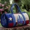 2026 Nova Série de Independence Day Transfronteiriça Bolsa de Viagem Acolchoada Portátil de Curta Distância Bolsa Multifuncional para Esportes e Fitness