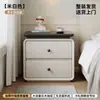 Mesita de Noche Nueva Seleccionada Cuidadosamente Almacenamiento Hogar Dormitorio Estilo Vintage Pequeño Lujo Ligero Sensación de Alta Gama Gabinete de Almacenamiento de Exhibición