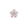 Decoraciones para Uñas con Flor de Perla Mini y Pedrería, Accesorios de Flor de Pedrería de Color Sólido Simples y Versátiles, Montículo de Perlas
