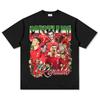 Futebol americano transfronteiriço Ronaldo Ronaldo estampado camiseta de manga curta All-match manga comprida gola redonda moletom