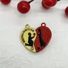 Pingente de Proposta para Casal Mais Vendido no Exterior, Fecho Magnético em Formato de Coração, Colar de Amizade, Acessórios para Joias DIY