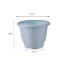 Macarrón nuevo maceta de resina pp flor raíz control profundo grande plástico imitación cerámica rábano verde cuenco galón cuenco nórdico simple