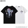 Camiseta de Manga Corta con Estampado de Medusas de Colores Streetwear Europeo y Americano Casual Hip-Hop High Street Camiseta de Manga Corta