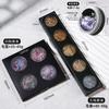Polvo de glitter + lentejuelas pequeñas mixtas + tiras de filamento tipo cebolla traje mixto de joyería para uñas material epoxi para esmalte de uñas