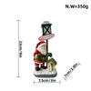 Adornos Transfronterizos de Papá Noel Luminoso Muñeco de Nieve Artesanías de Resina Decoraciones de Ambiente Navideño de Escritorio Venta al por Mayor