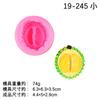 Molde de silicone 3D estéreo Durian Chocolate Frutas Sorvete Queijo Sorvete Decoração de cozimento Gesso Pitada Diversão