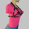 Roupas Eróticas de Bondage Estilo Europeu e Americano, Produtos de Couro para Amarração e Provocação, Brinquedos Sexuais Corporais Sexy para Adultos, Restrições Sm