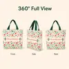 Bolsas de regalo de Navidad en stock en Amazon, bolsas de manzana para Nochebuena, bolsas de caramelos con cordón, bolsas de Papá Noel