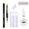 Set de Gel de Extensión No Pegajoso para Uñas, Gel Adhesivo para Pedrería, Gel para Esculpir y Dar Forma, Gel de Extensión para Fototerapia, Gel para Arte de Uñas