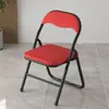 Silla plegable para el hogar, taburete simple, silla con respaldo, silla de oficina portátil, silla de conferencia, silla para computadora, silla de comedor, silla para dormitorio
