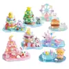 Pegatinas 3D en Relieve de Criaturas Lindas de Esquina Adornos Pequeños Pegatinas de Resina Hechas a Mano DIY Pegatinas Educativas para Niños