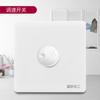 Panel de Interruptor de Control de Velocidad Montado en Superficie Tipo 86 para Ventiladores de Techo, Ventiladores Eléctricos, Ventiladores de Conducto de Frecuencia Variable, Uso Doméstico Montado en Pared, Material de Cobre Puro