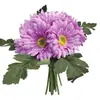 Entrega Direta da Fábrica de Flores Artificiais, Margaridas Gerbera de 12 Cabeças, Margaridas Africanas, Arranjos de Flores para Casa, Flores Decorativas para Sala de Estar