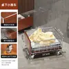 Estantería de Almacenamiento para Baño, Carrito Pequeño de Piso Multicapa, Estantería de Almacenamiento Lateral para Inodoro