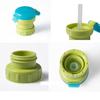 Tapa de Paja Embolsada Transfronteriza 2026 para Bebidas Portátiles Embotelladas para Niños, Tapa de Paja Antiderrames, Tapa de Conversión para Boca de Biberón