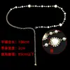 Cinturón de Cadena de Perlas con Hilo de Metal para Mujer Moda Versátil Cadena Decorativa de Alta Gama para Cintura Delgada Listo para la Venta