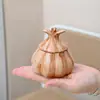 Lindo Bote para Té de Ajo, Maceta Hidropónica Doméstica, Cenicero con Tapa Creativa, Cenicero de Cerámica con una Textura Única