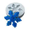 Varios Moldes de Silicona para Pasteles Fondant Serie Copo de Nieve Navideño, Moldes para Hornear Decoración de Gomitas Árbol de Navidad