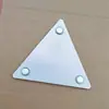 Señal de Advertencia Triangular Pequeña Luz Triangular para Camión Reflectores Traseros para Remolque de Vehículo Parachoques Trasero Universal