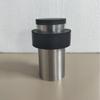 Batente de porta maciço 304 201 montado no piso de aço inoxidável cilíndrico topo de porta toque na porta resistência à porta amortecedor batente fábrica atacado