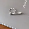 Anel Aberto Plissado Amassado Estilo Metal Europeu e Americano Transfronteiriço Anel de Luz de Luxo High-End Design de Nicho Joias para Mulheres