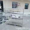 Prateleira de Cozinha de Aço Inoxidável Cinco Camadas Piso Suporte de Armazenamento Multicamadas Suporte para Micro-ondas Prateleira Diversa Prateleira de Armazenamento