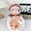 El Sueño de Ropa de Muñeca de la Hermana Gazi Zsiga: Conjunto de Suéter de Punto y Vestido Color Dopamina