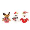 Decoraciones Navideñas Tela Tejida Muñeco Viejo Muñeco de Nieve Colgante Muñeca Colgante de Regalo Accesorios para Árbol de Navidad Venta al por Mayor