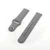 Pulseira de silicone monocromática para relógio Samsung S3 S4 Huawei GT AMAZFIT Moto pulseira esportiva de cor sólida